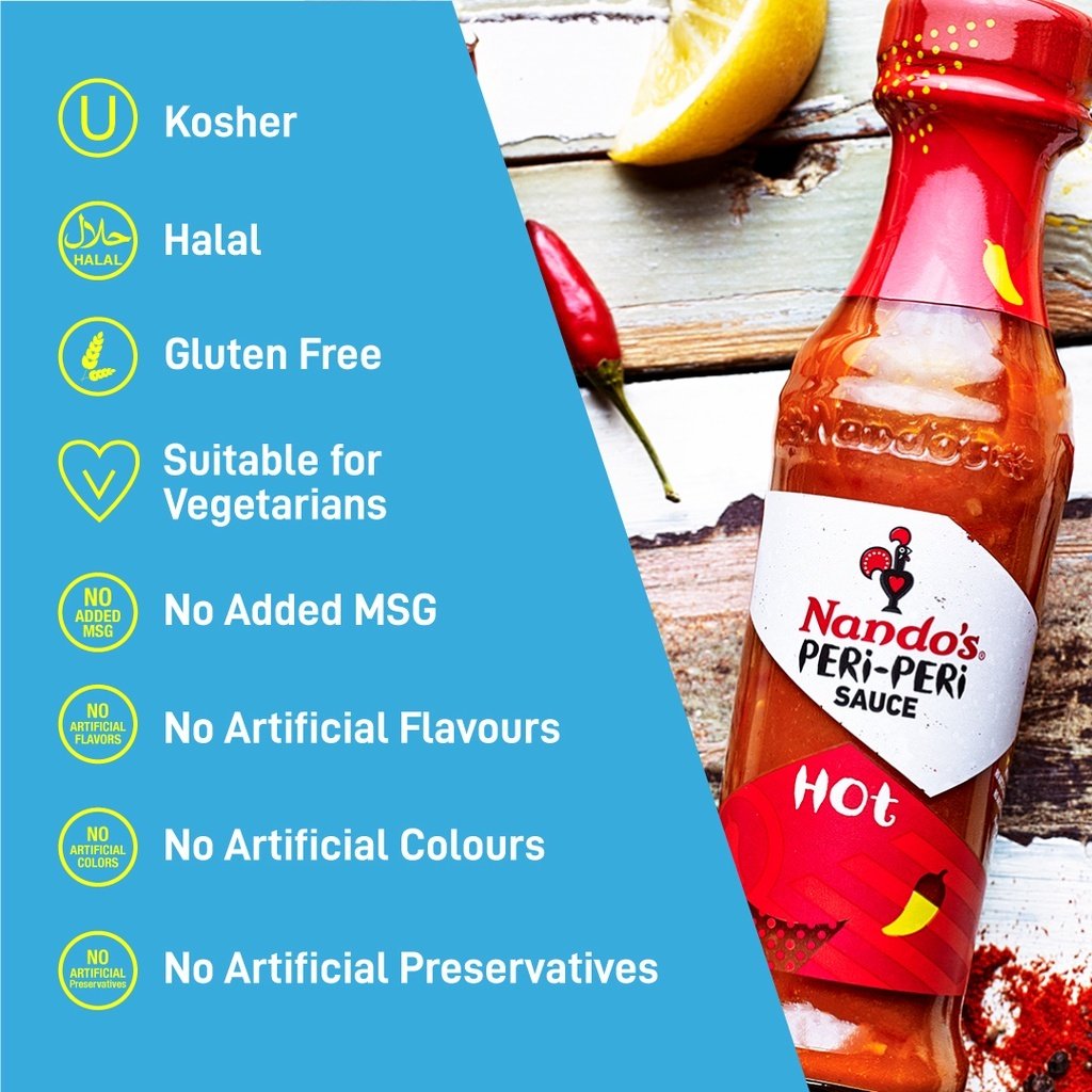 Nando's Hot PERi-PERi Sauce (125g)