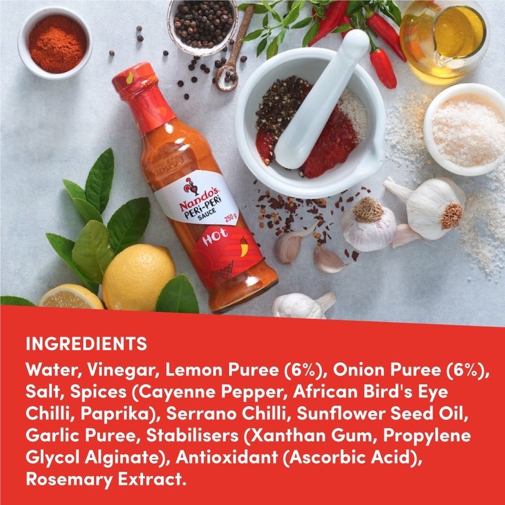 Nando's Hot PERi-PERi Sauce (125g)