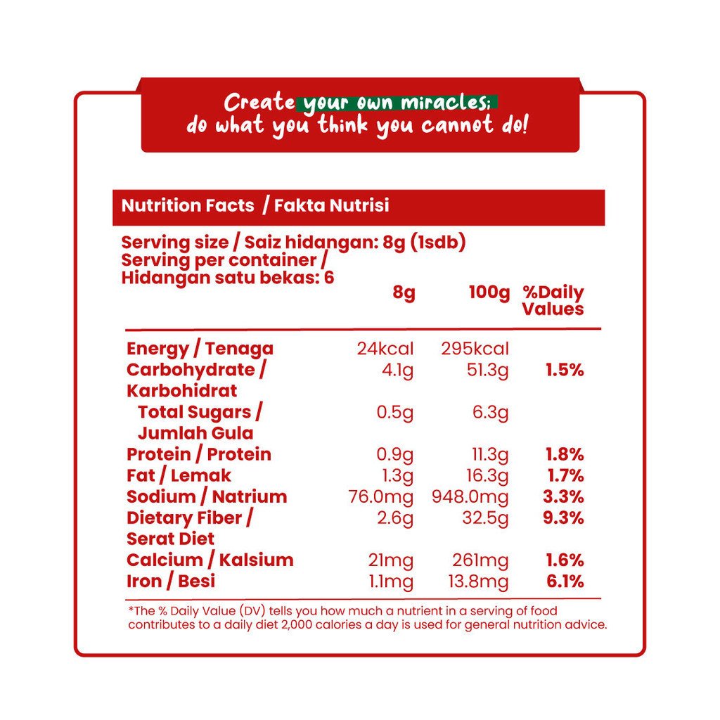 Organic Chili Flakes 50g