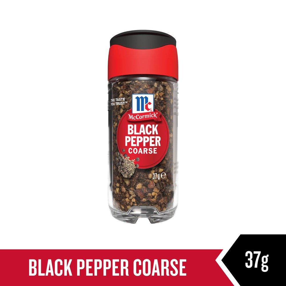 McCormick Herb & Spices - Black Pepper Coarse 37g