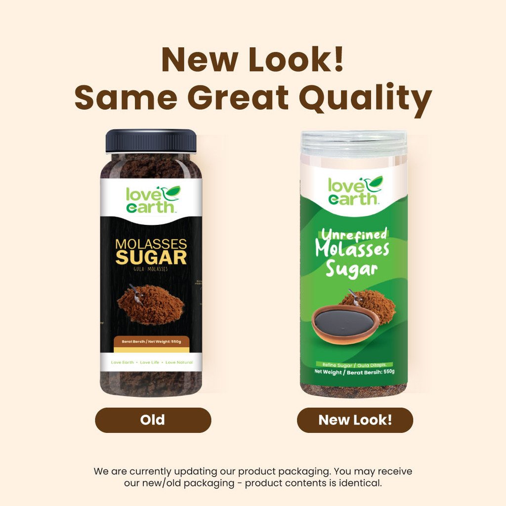 Unrefined Molasses Soft Sugar 550g